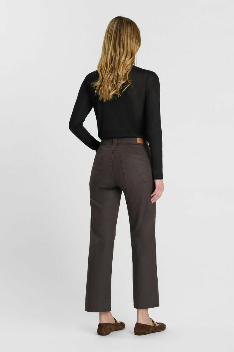 Jeans pulp wide leg Clea brown