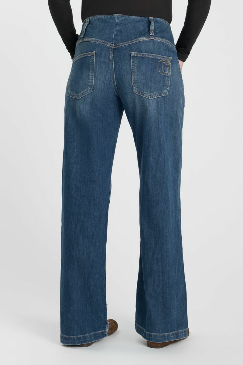 Jeans wide leg Jyl blue N°3