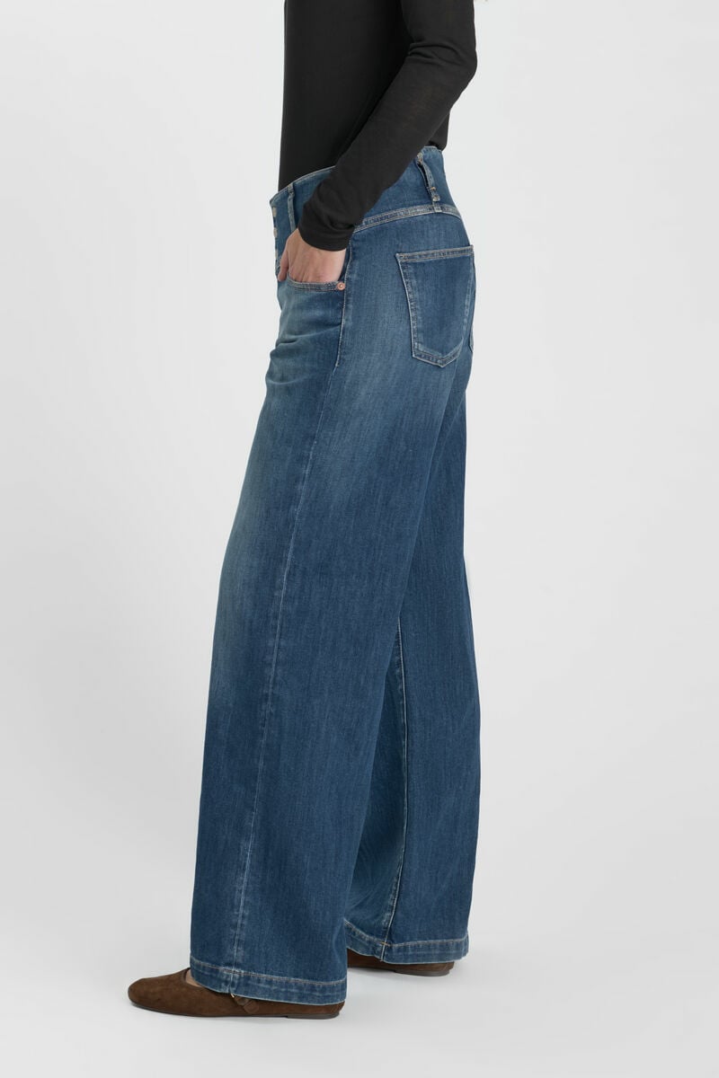 Jeans wide leg Jyl blue N°3
