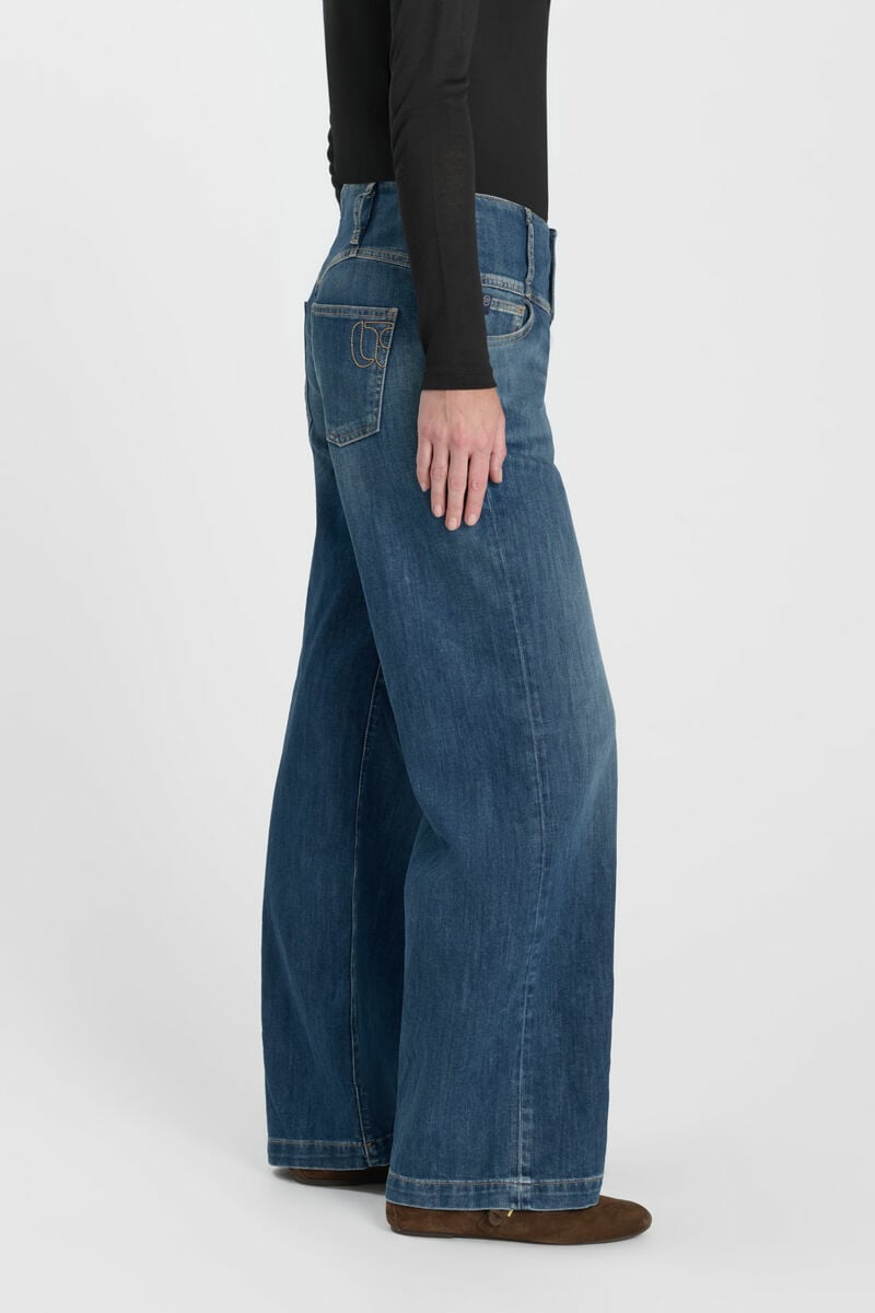 Jeans wide leg Jyl blue N°3