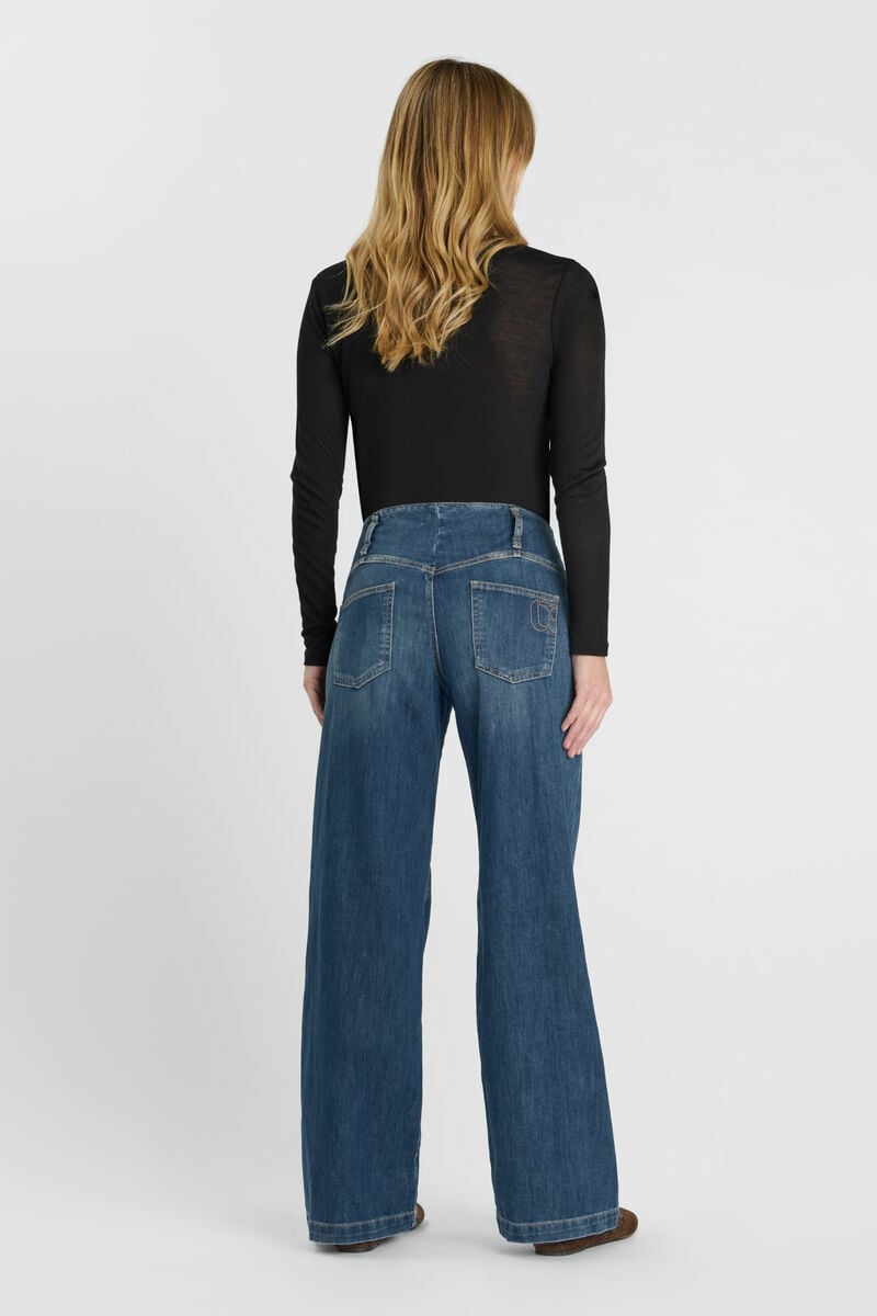 Jeans wide leg Jyl blue N°3