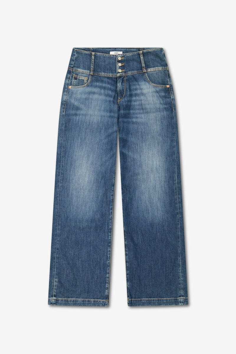 Jeans wide leg Jyl medium blue