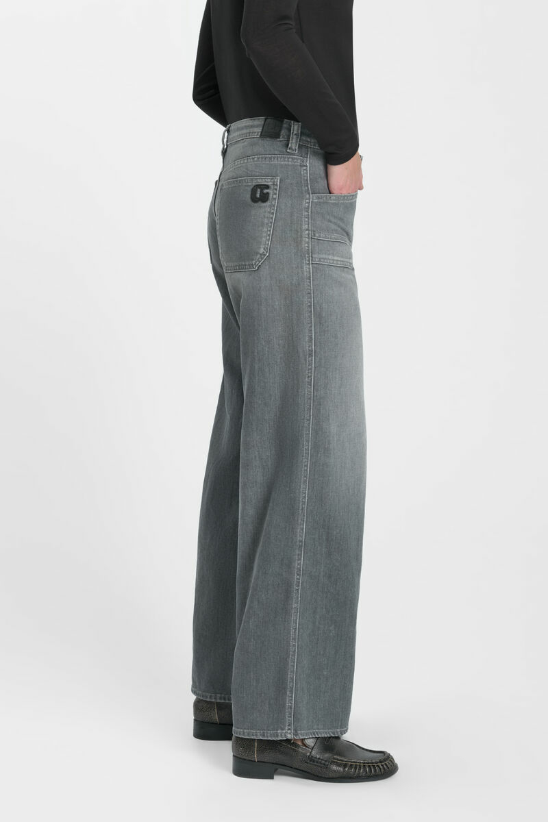 Jeans wide leg Lauryn grey N°3