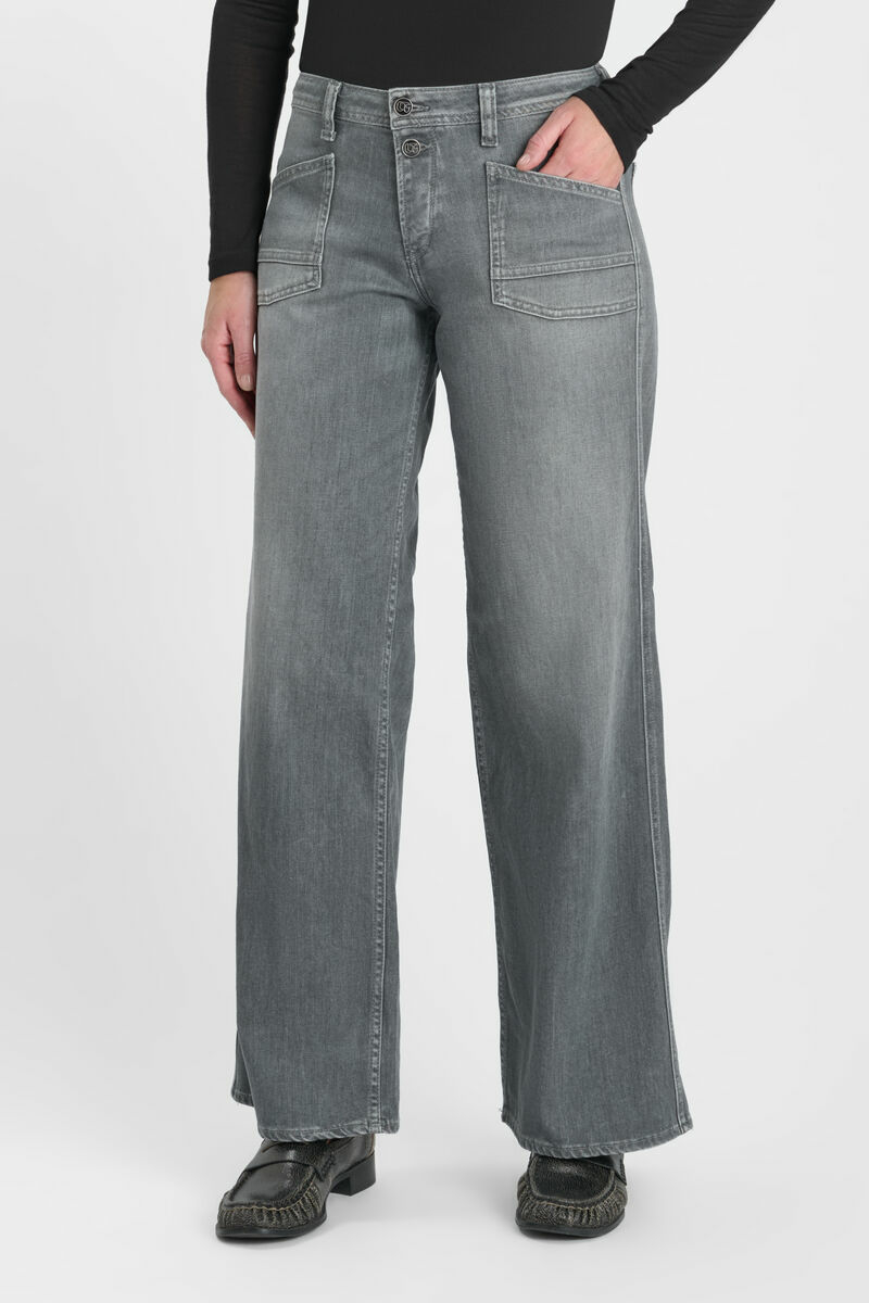 Jeans wide leg Lauryn grey N°3