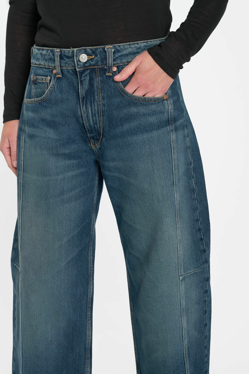 Jeans regular loose Leal dark blue