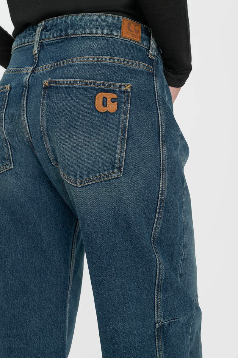 Jeans regular loose Leal dark blue