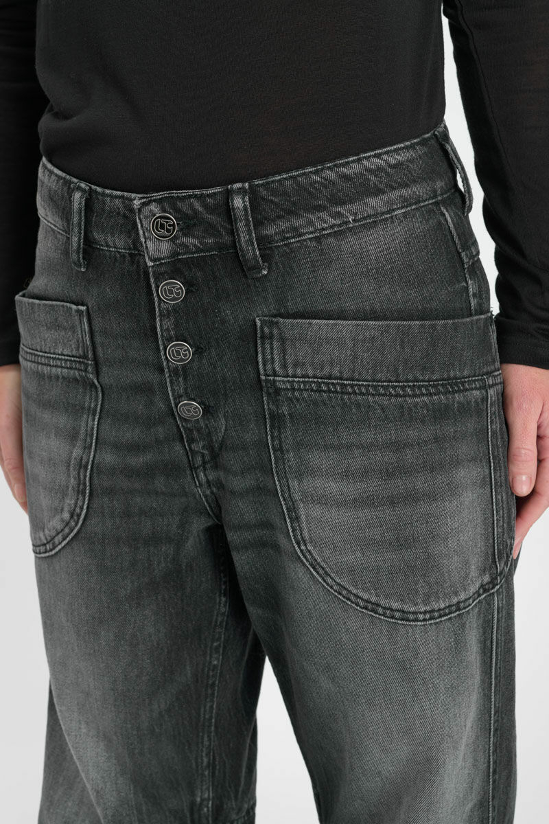 Jeans balloon Madie club black N°1