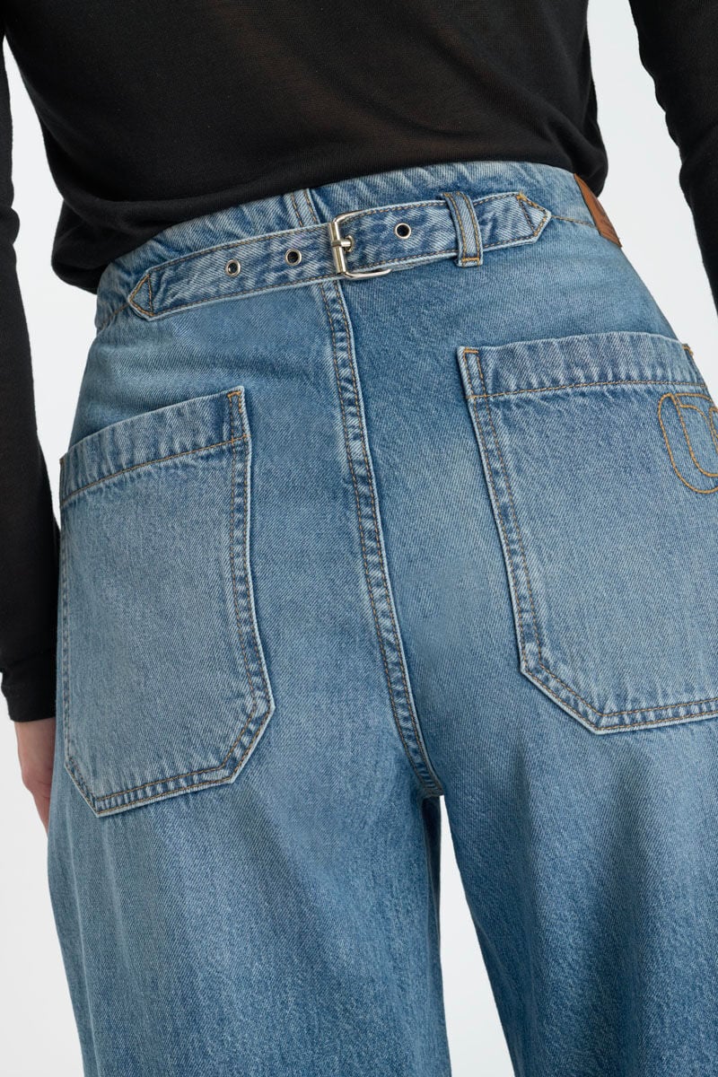 Jeans balloon Nyala blue N°4