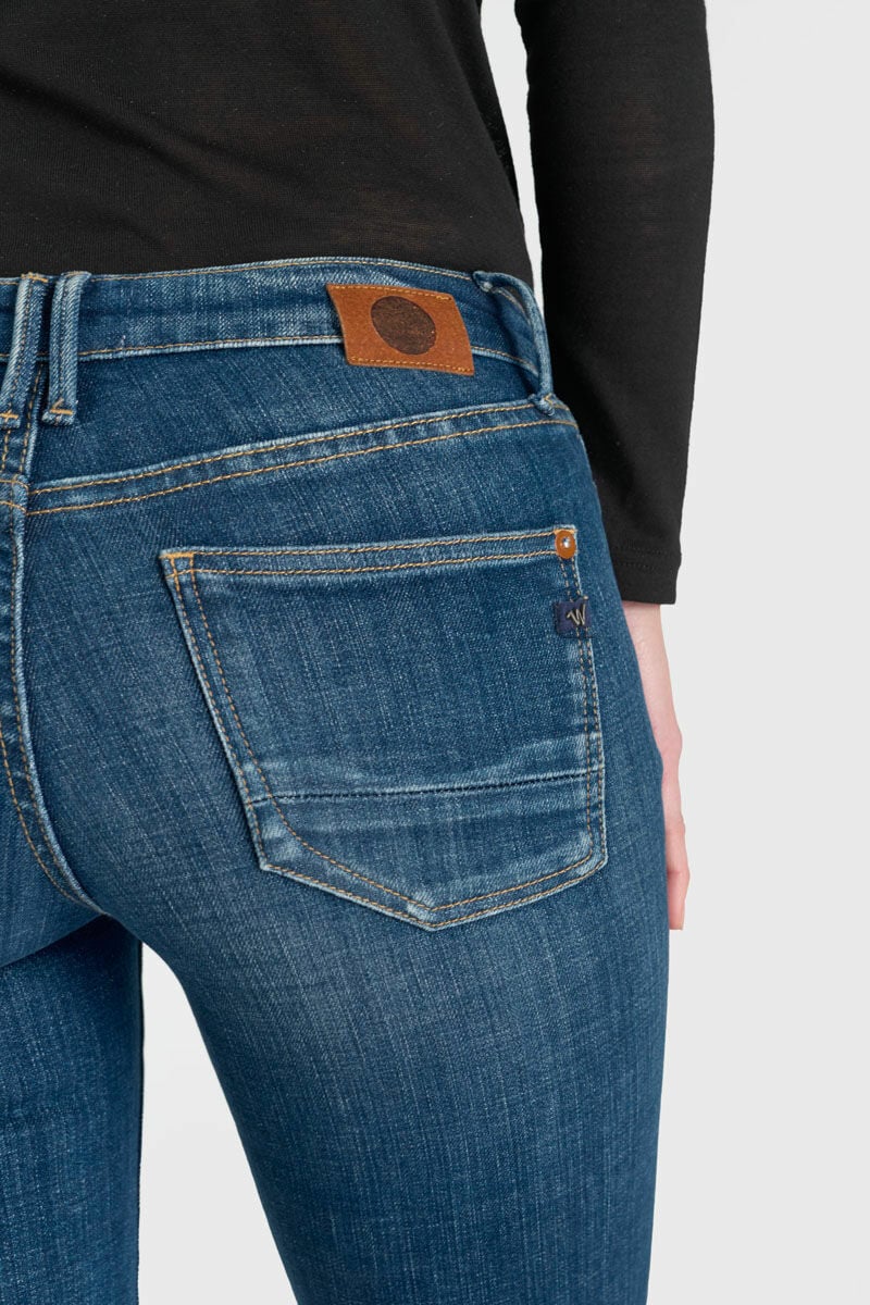 Jeans flare Plume medium blue
