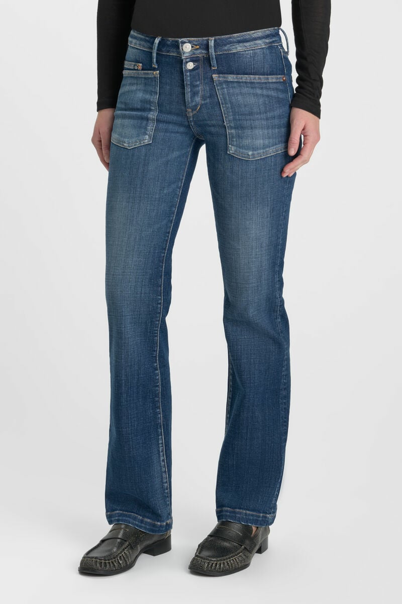 Jeans flare Plume medium blue