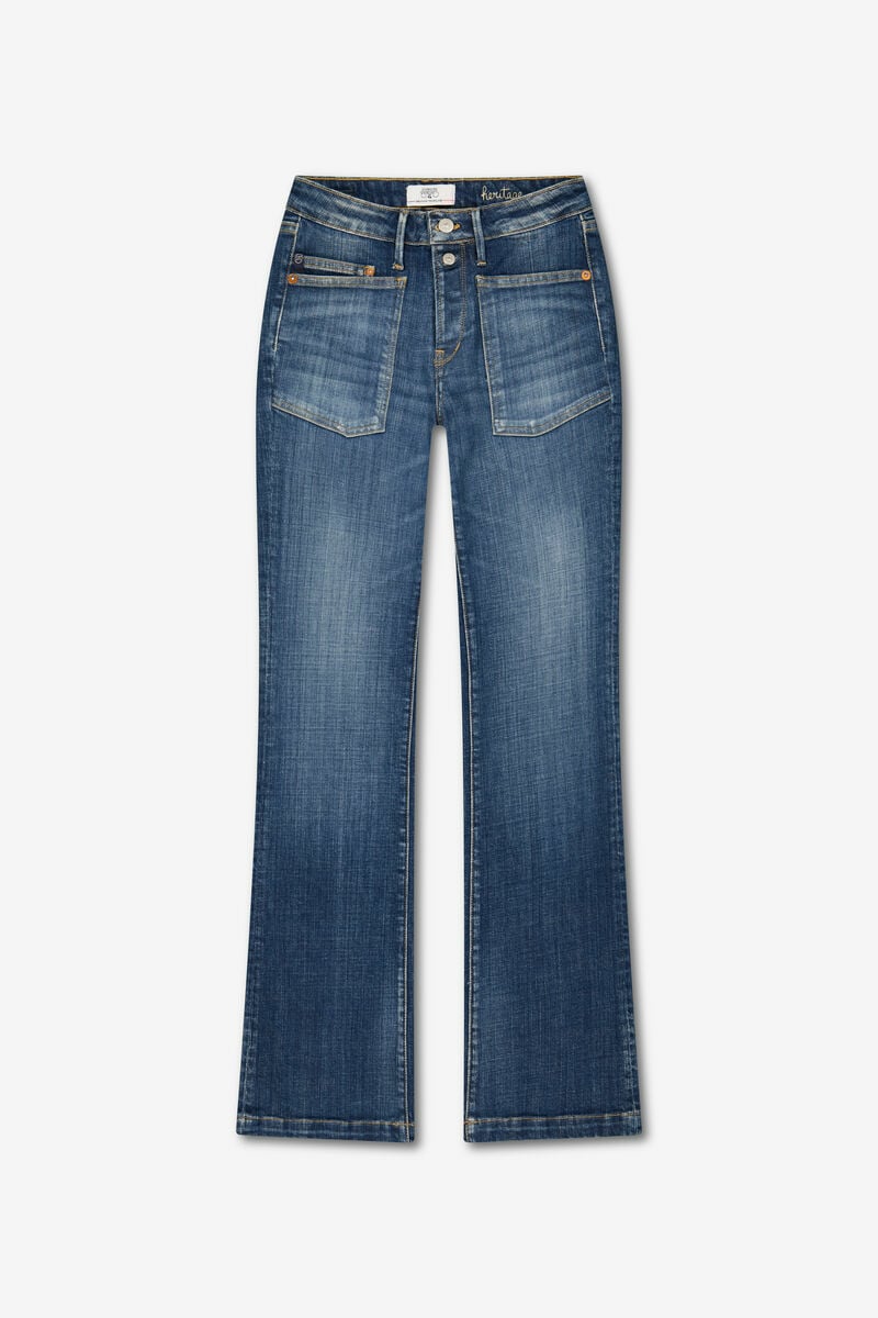 Jeans flare Plume medium blue