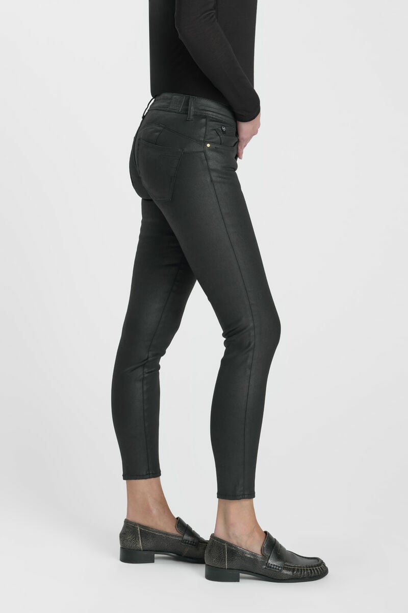Jeans pulp slim Reggi coated raw black