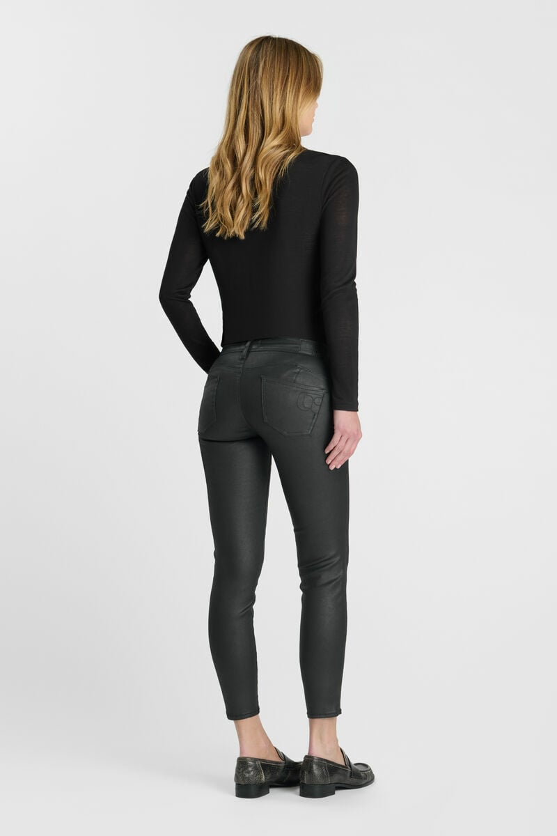 Jeans pulp slim Reggi coated raw black