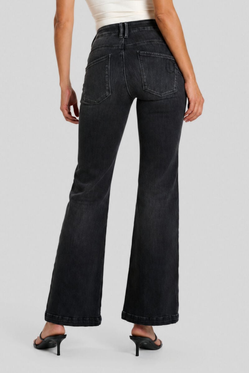 Jeans pulp flare Sake black