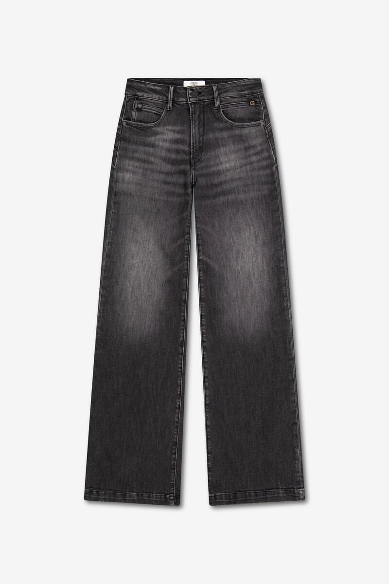 Jeans pulp flare Sake black