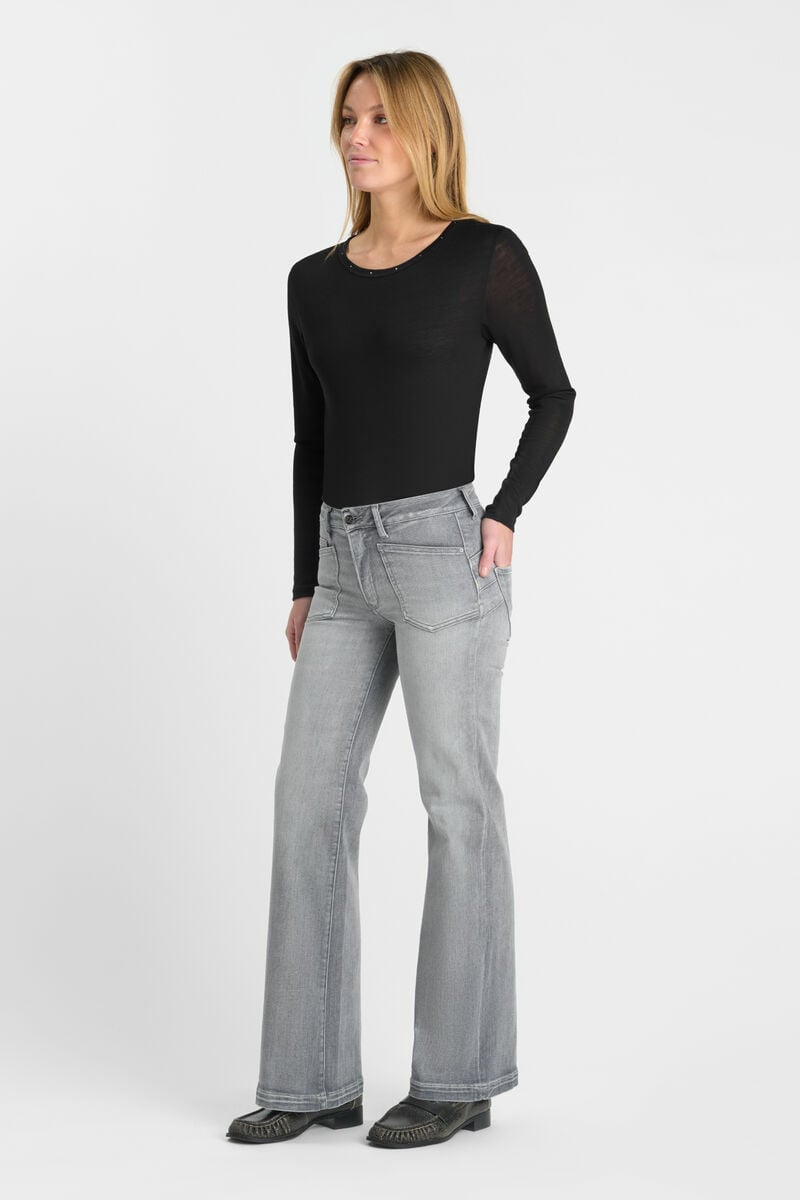 Jeans pulp flare Ursina medium grey