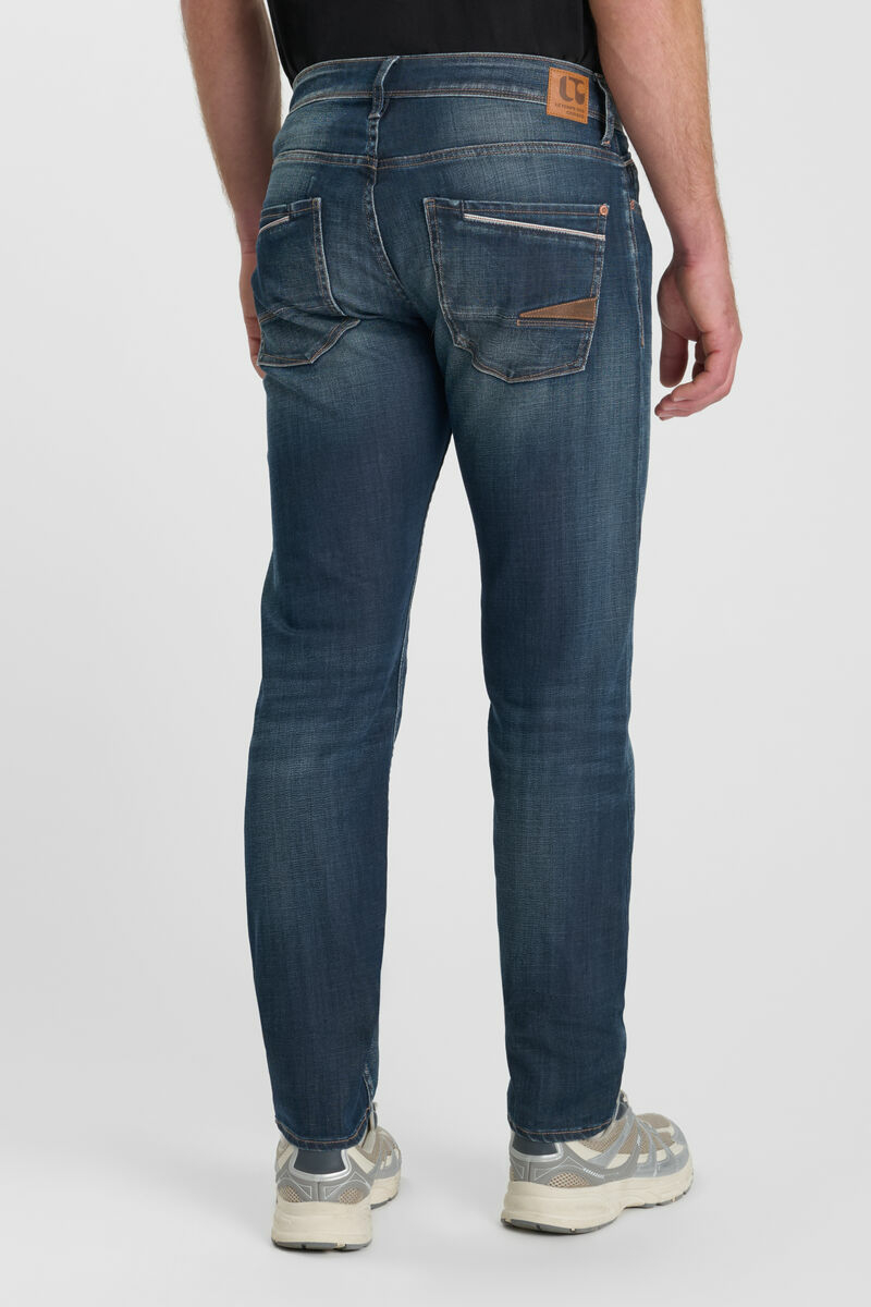 Jeans 700/11 adjusted Cronos dark blue-grey