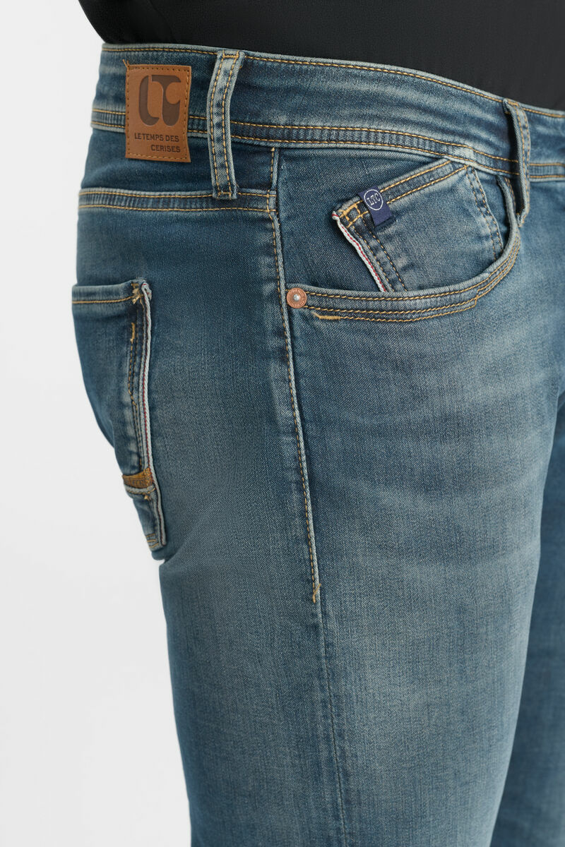 Jeans jogg 700/11 adjusted blue-dark brown