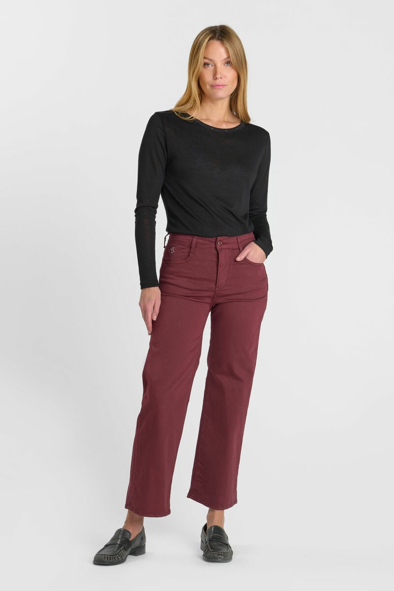 Wide leg trousers