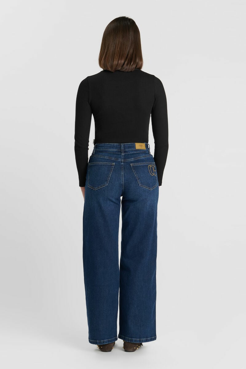 Jeans wide leg Lexygi dark blue