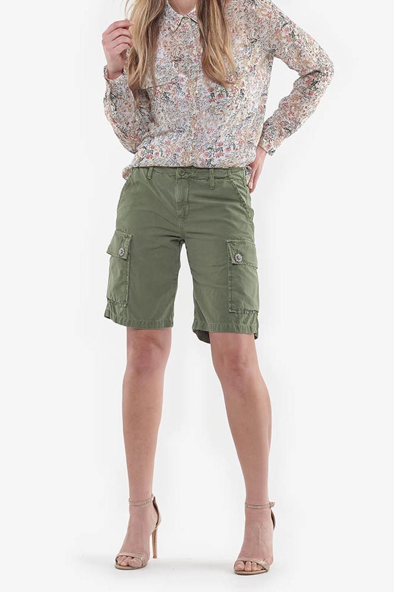 Khaki Johnson cargo shorts