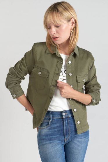 Khaki Lilly jeans jacket