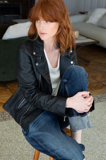 Leather jacket Nancy 
