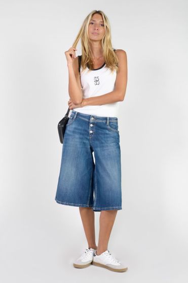 Laura denim bermuda shorts