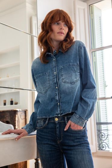 Helena denim shirt