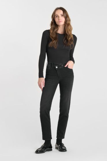 Jeans pulp regular Zep high waist 7/8th black N°1