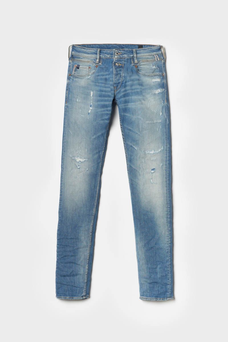 impuls lide Bliv sur Winkler 700/11 adjusted jeans destroy vintage blue N°3 : Jeans & Trousers,  ready to wear for Men : Le Temps des Cerises