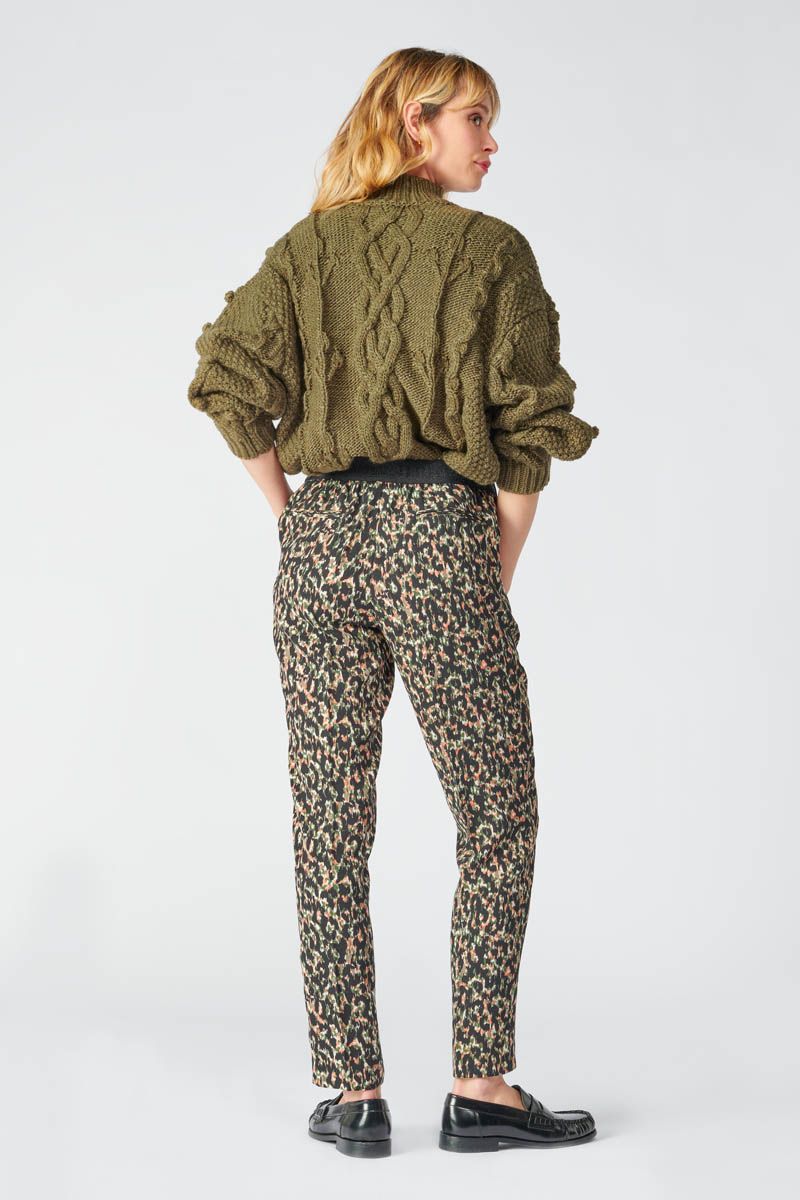 Zara leopard print jeans - Gem