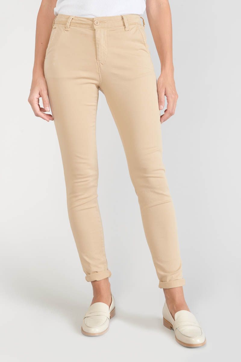 Sand Dyli3 Women des ready : trousers Temps & Trousers, for to Cerises chino : Le wear Jeans