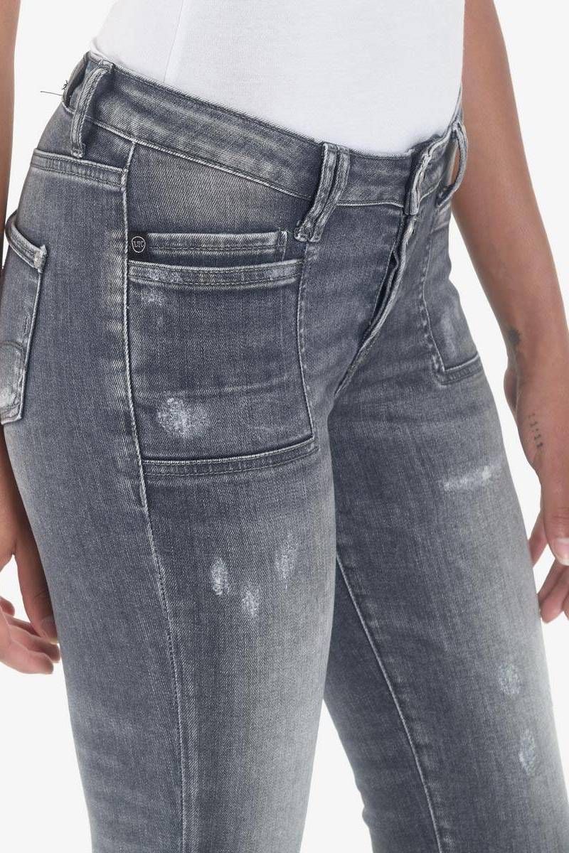 Scot power skinny 7/8th  jeans destroy grey N°2