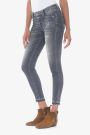 Scot power skinny 7/8th  jeans destroy grey N°2