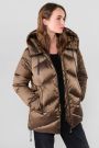 Kilia bronze down jacket