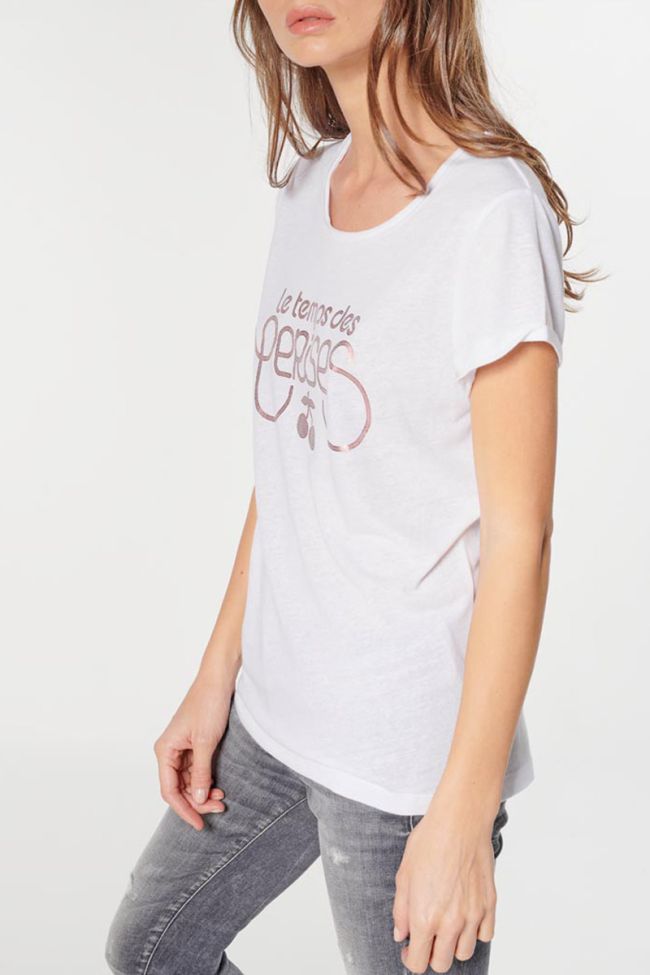 Printed white Basitrame t-shirt