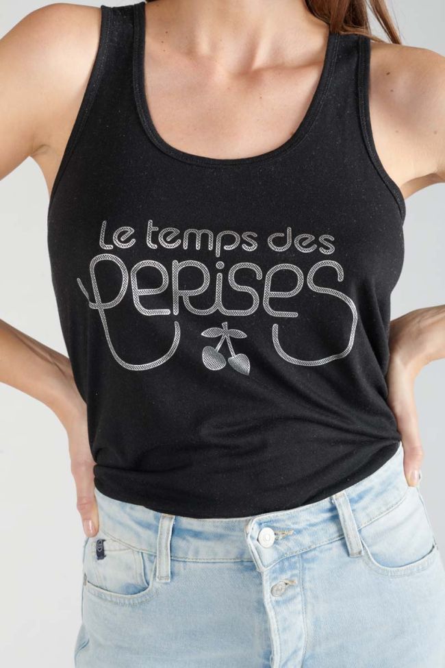 Charcoal grey Debtrame tank top