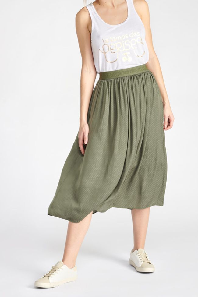 Cream Debtrame tank top