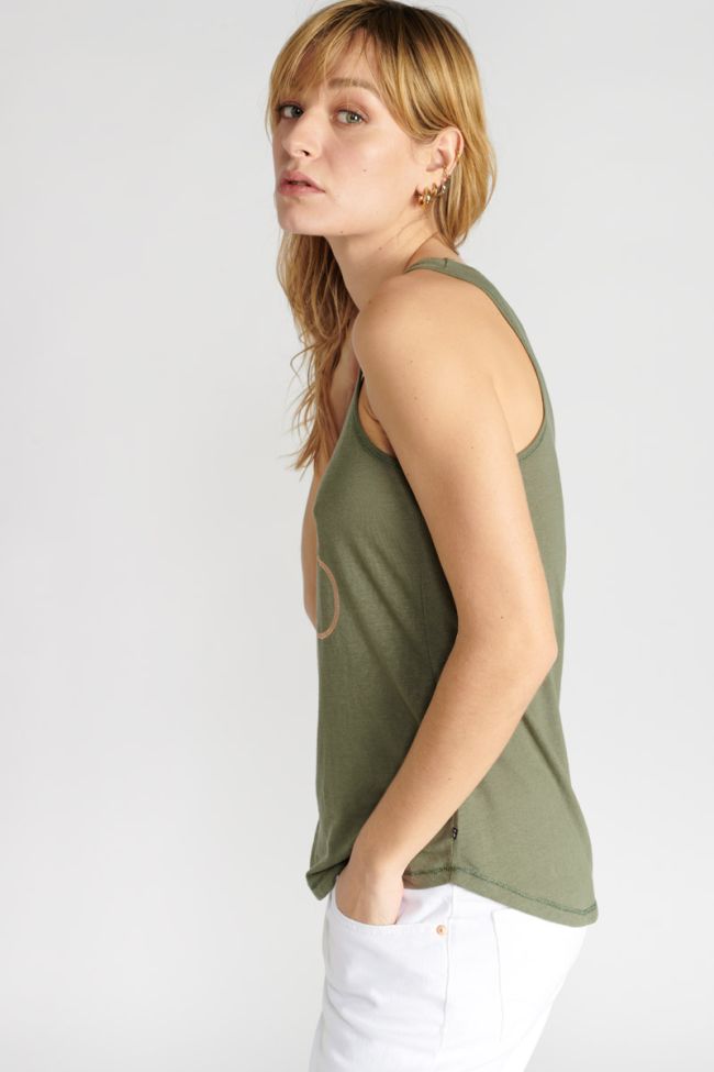 Debtrame khaki top