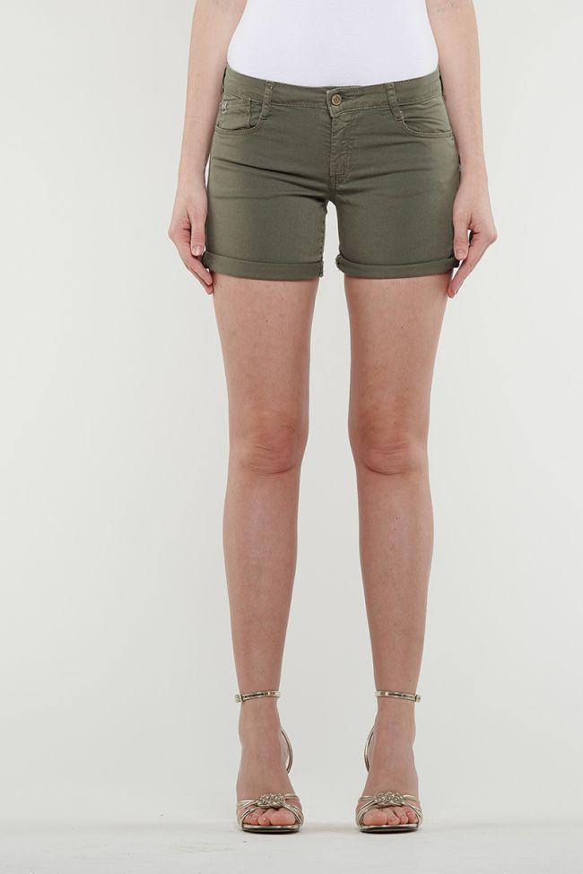 Khaki Janka denim shorts