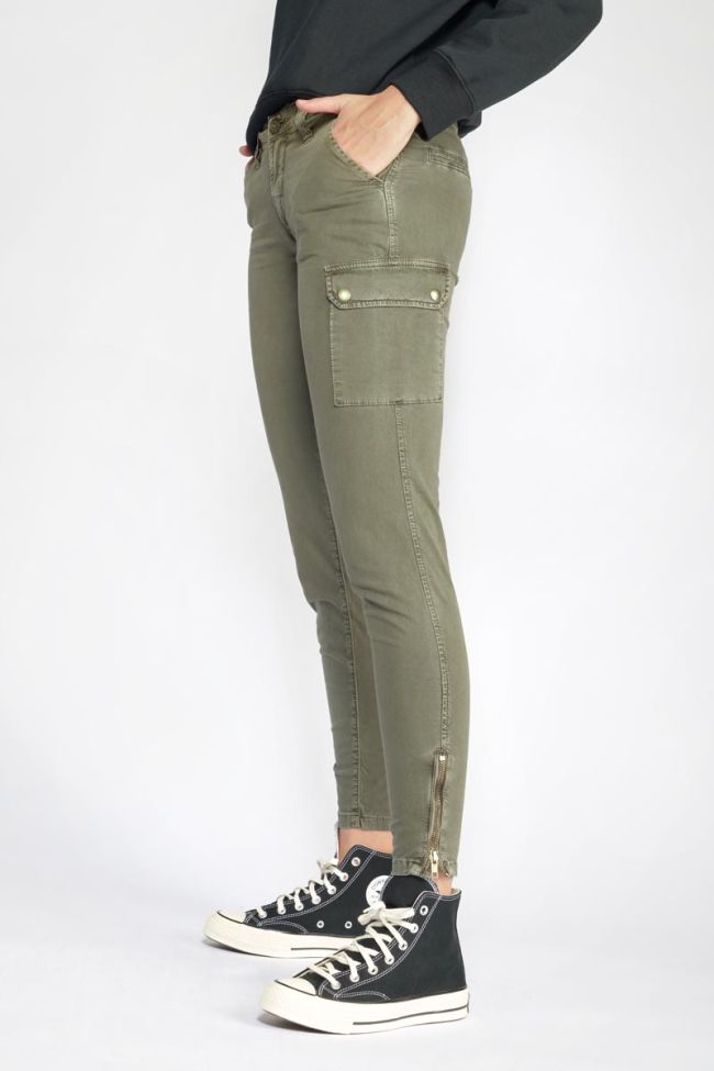 Army slim khaki trousers