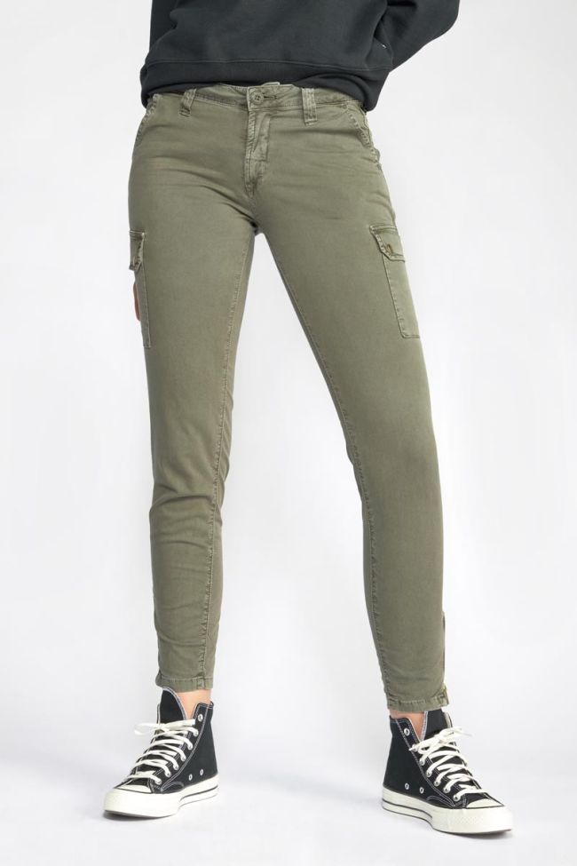 Army slim khaki trousers