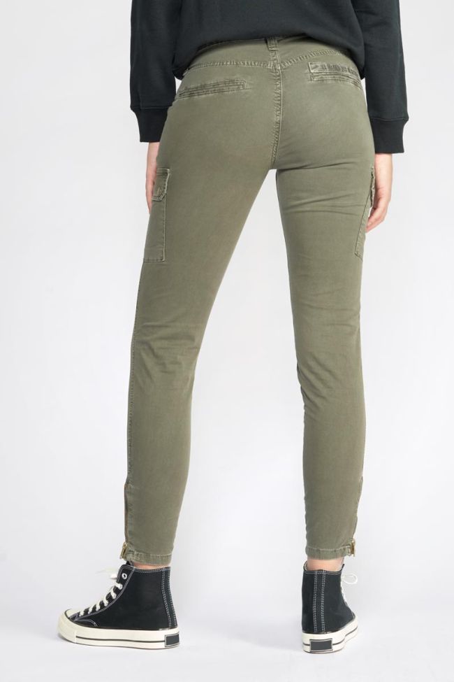 Army slim khaki trousers