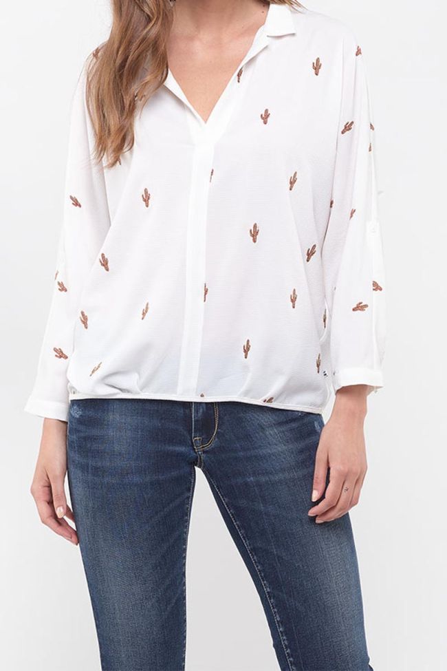 Spiky Cream Blouse