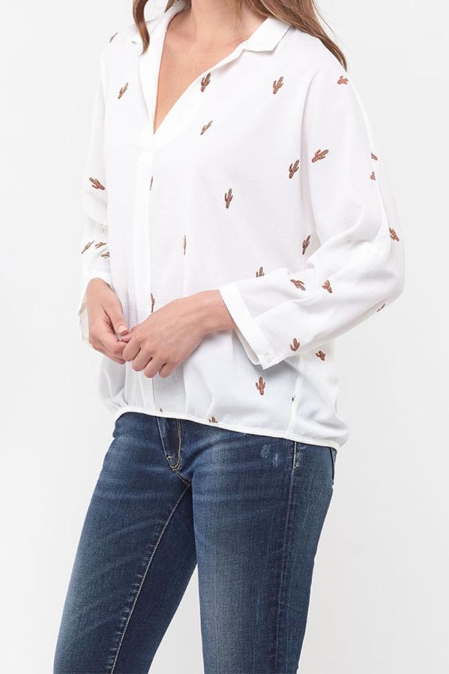 Spiky Cream Blouse