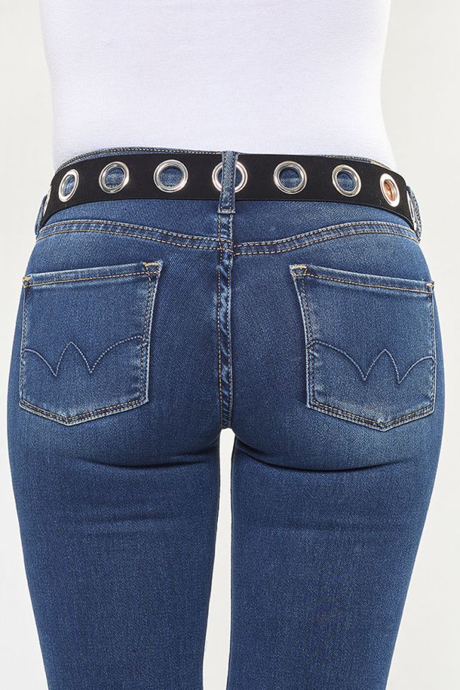 Black suede Caylie belt