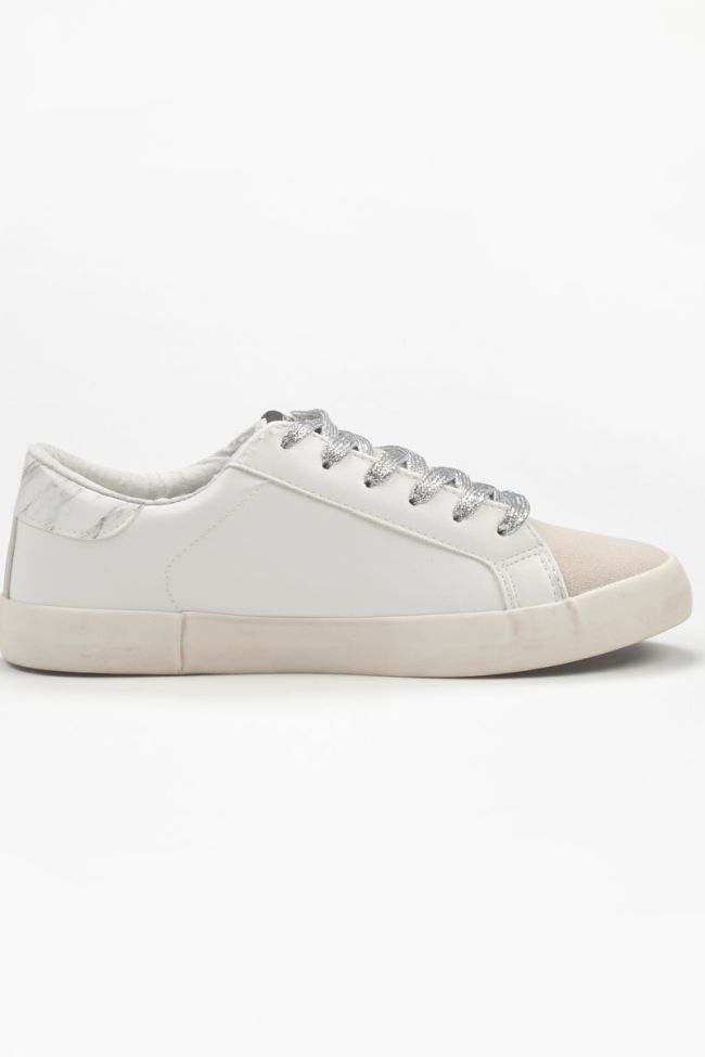City white marble sneakers