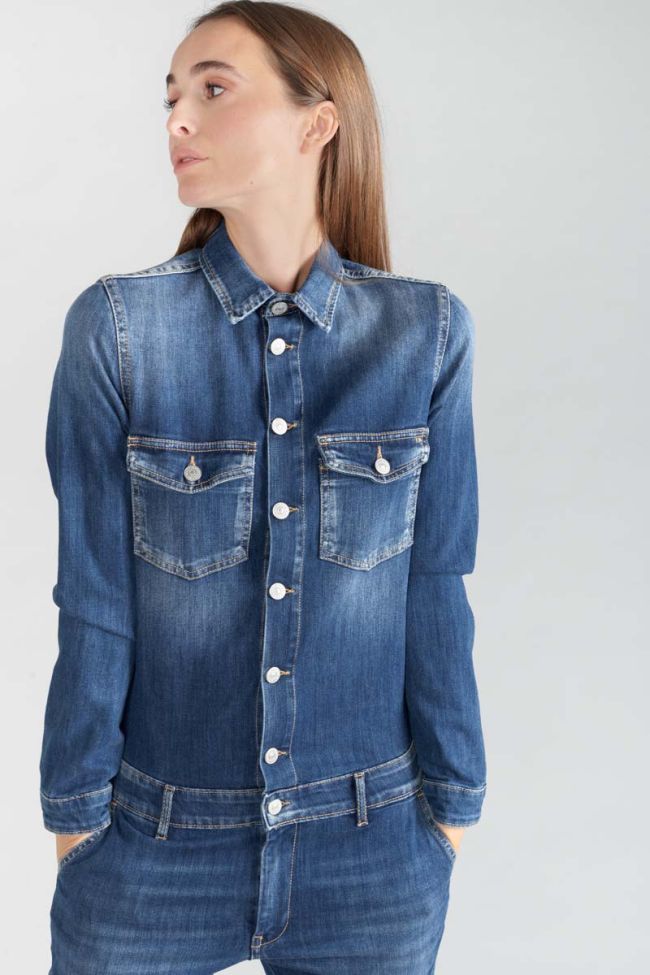 Blue Sena jeans jumpsuit