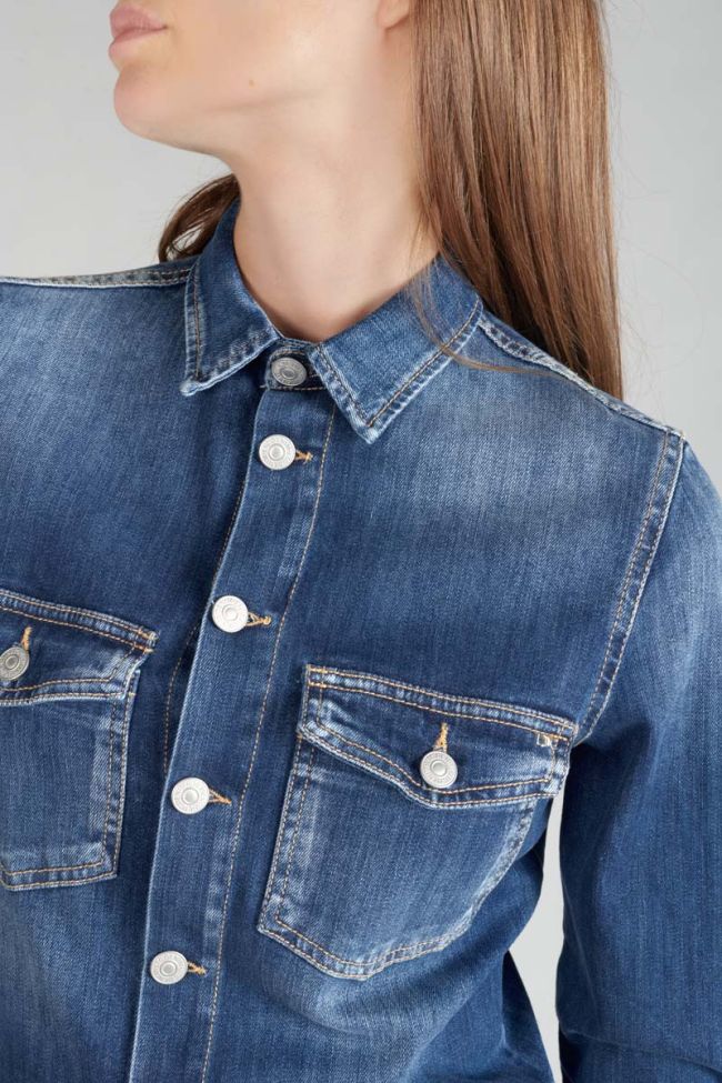 Blue Sena jeans jumpsuit